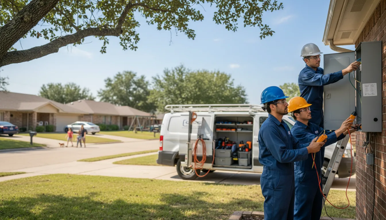 Certified electrician providing emergency electrical services in Commercial Point, OH